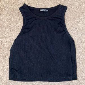 SHEIN black never worn cropped tank size M